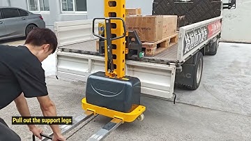 [STAXX] How to Use Self Lift Stacker - Vango to Load the Pallet onto the Van