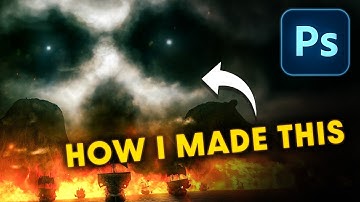 How I Made This Skull in Photoshop Without Using Any Images