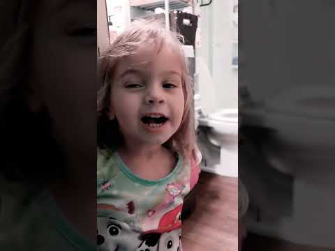 Little Girl Being Silly lol *Go Poop*