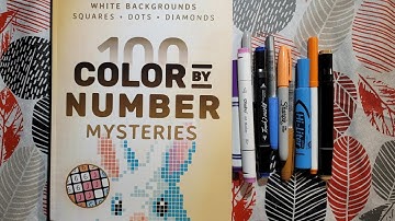 Coloring Chat!!! :) In 100 Color By Number Mysteries Pixel  Colorist Book