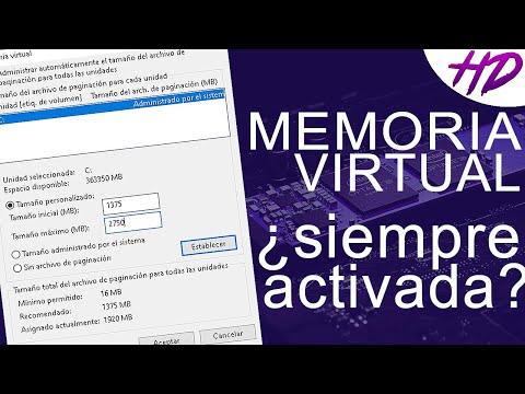 Video: Cómo Deshabilitar La Memoria Virtual
