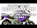684. Yamaha TDM850 Restoration Project #18 - Final Jobs and Rebuilding the Bike