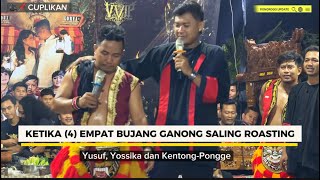 4 BUJANG GANONG SALING ROASTING 🤣🔥Bikin Penonton Ngakak!! Reog Ponorogo Singo Shoju x Kentong Pongge