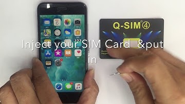 Turbo SIM Q-SIM4 Manual Install Instruction iOS TMSI