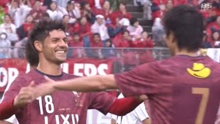 【ゴール】新井場徹からのセンタリングをマルキーニョス選手が決めて、試合終了！－ENCORE 中田浩二・柳沢敦・新井場徹 合同引退試合－