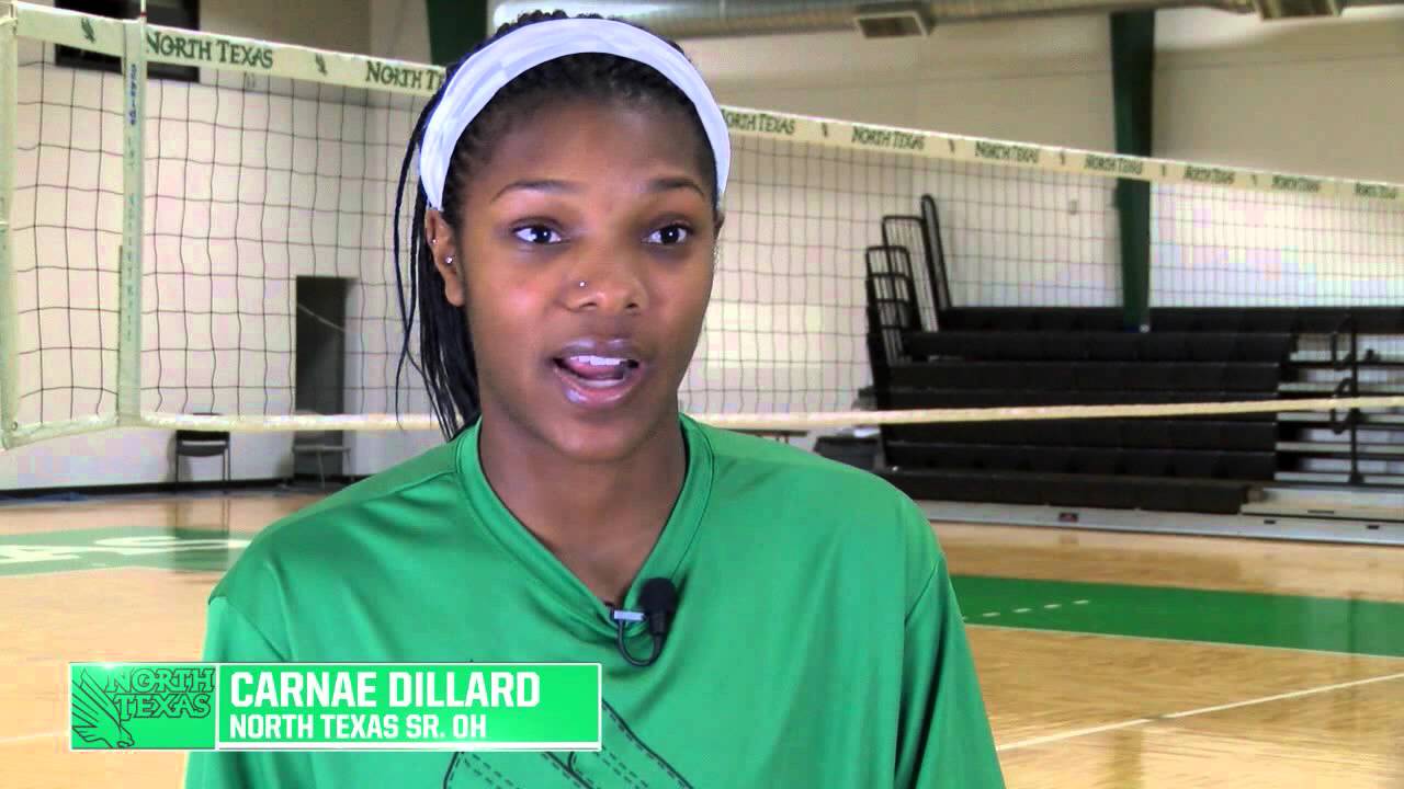 North Texas Carnae Dillard Volleyball Feature YouTube