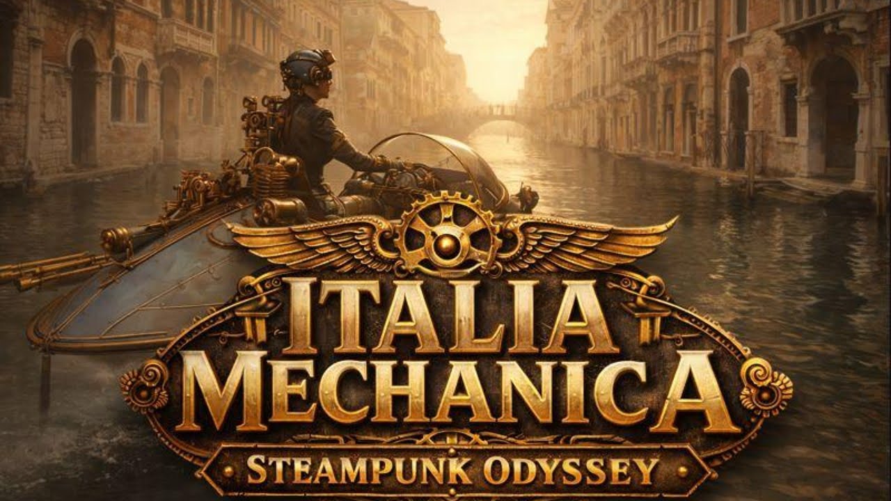 Italia Mechanica: Famous Places in Italy Reimagined in Steampunk | Cinematic Journey 