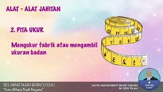 Kenali Alatalat Jahitan  Rbt Tahun 5