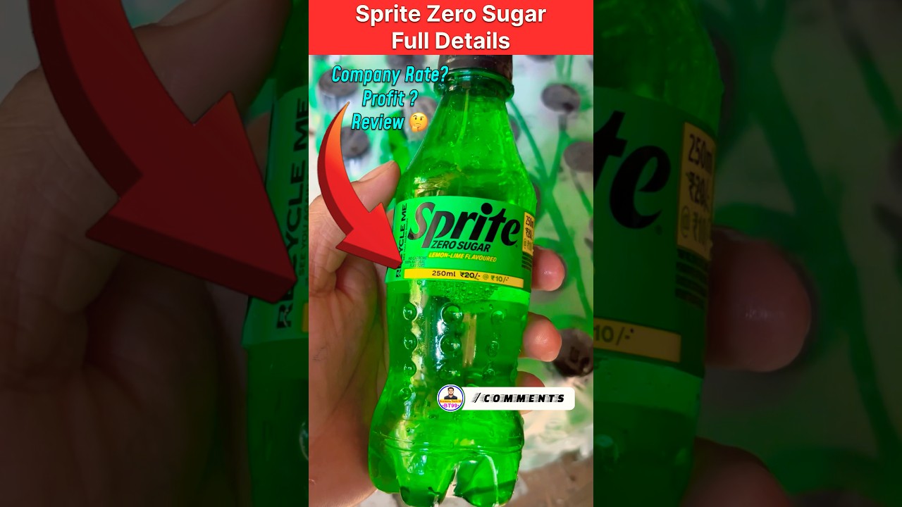 Sprite 250ml Zero Sugar Rs 10 Rupee Wali Peti Ka Wholesale Price & Profit | Sugar Free Sprite 2025