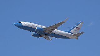 Usaf Boeing C-40B 01-0040 Departing Las Vegas