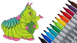 A Bug's Life Heimlich Coloring page 2017 New HD Video for Kids