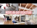 MOVING DAY DISASTER- MOVING VLOG pt.2! New couch, decorating, cleaning, first week in our new house!