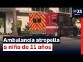 Ambulancia atropella a una niña de 11 años cerca de su escuela en Miami
