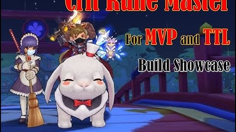 AgiCrit Rune Master MVP/TTL build showcase