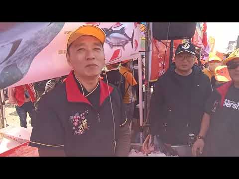 (超發心還願)屏東東港小琉球直送二條黑鮪魚現場提供品嚐 2023白沙屯媽祖進香