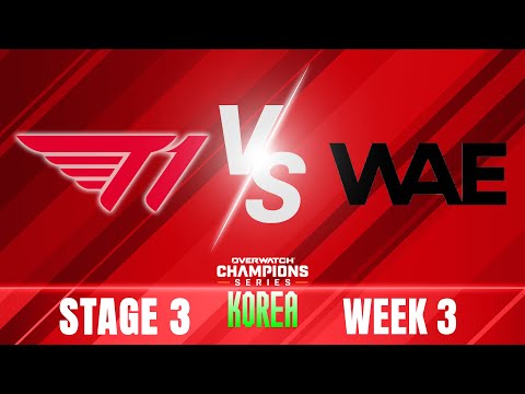 T1 vs WAE - OWCS Korea Stage 3 Regular Season