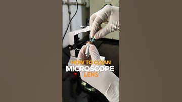 How to clean microscope lens #shortvideo #shorts #microscope