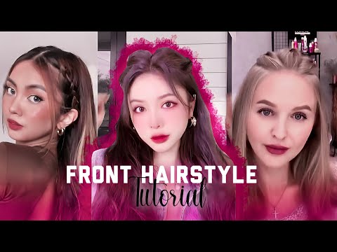 Tutorial 6 models of beautiful front hairstyle [part one]