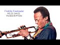 Freddie Freeloader-Miles Davis' (Bb) Solo. Transcribed by Carles Margarit