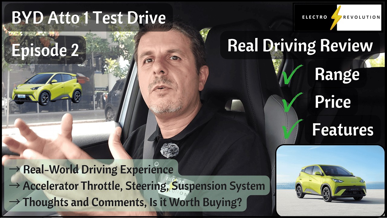 Тест-драйв BYD Atto 1 в Австралии, ЭПИЗОД 2 | Реальный обзор вождения, запас хода, цена и характе...