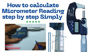 How to calculate Digital Mitutoyo Micrometer/Vernier caliper Reading Manually|Simply|SHAHE|BISOFICE screenshot 4