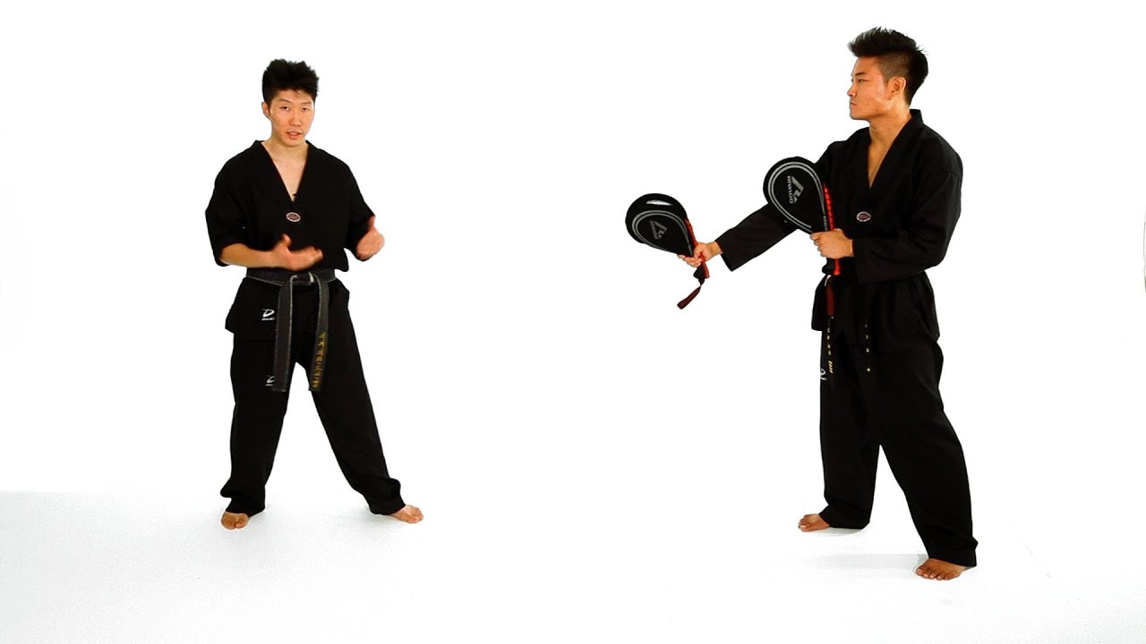 How to Do Combination Drills Taekwondo Training YouTube