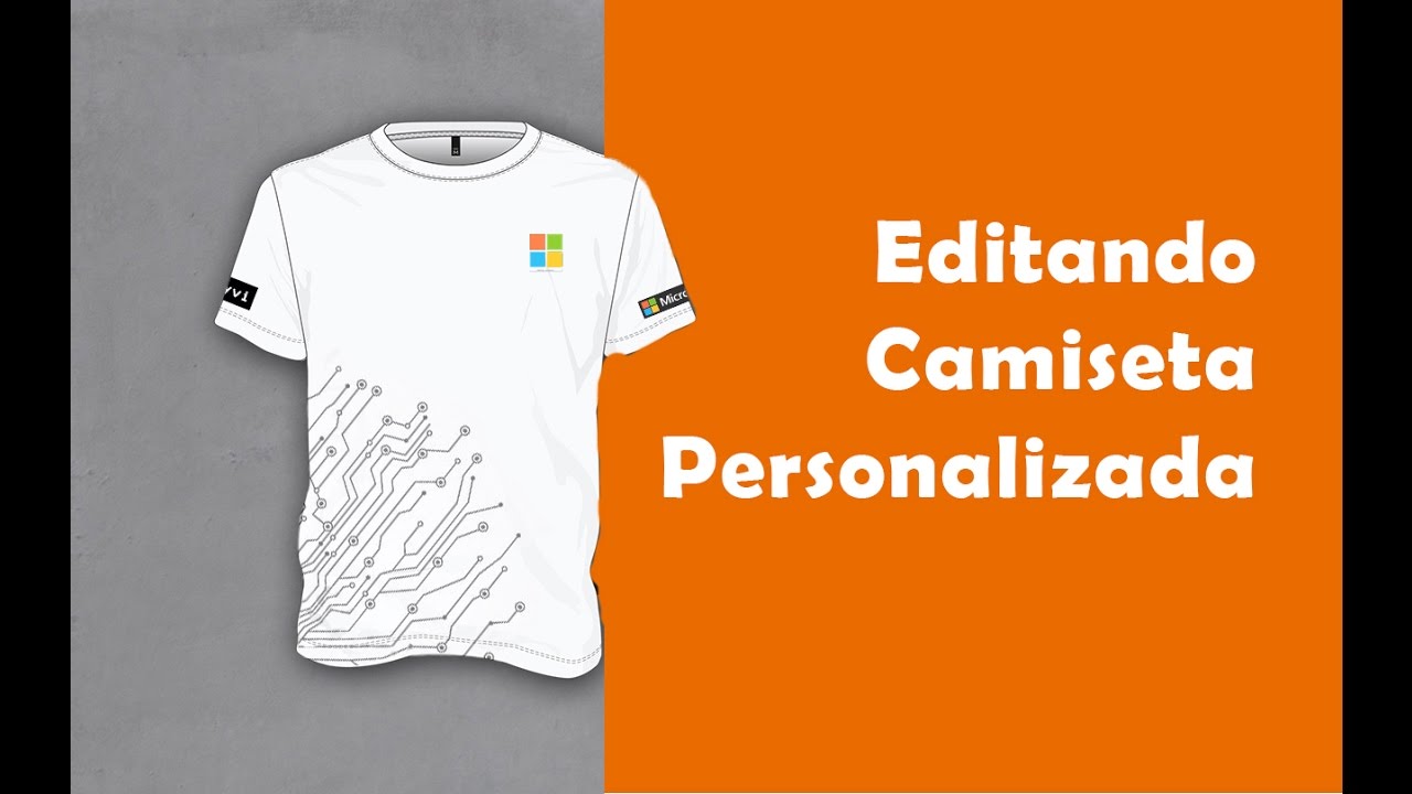 Editando Camiseta Personalizada / Photoshop + Descarga PSD - YouTube