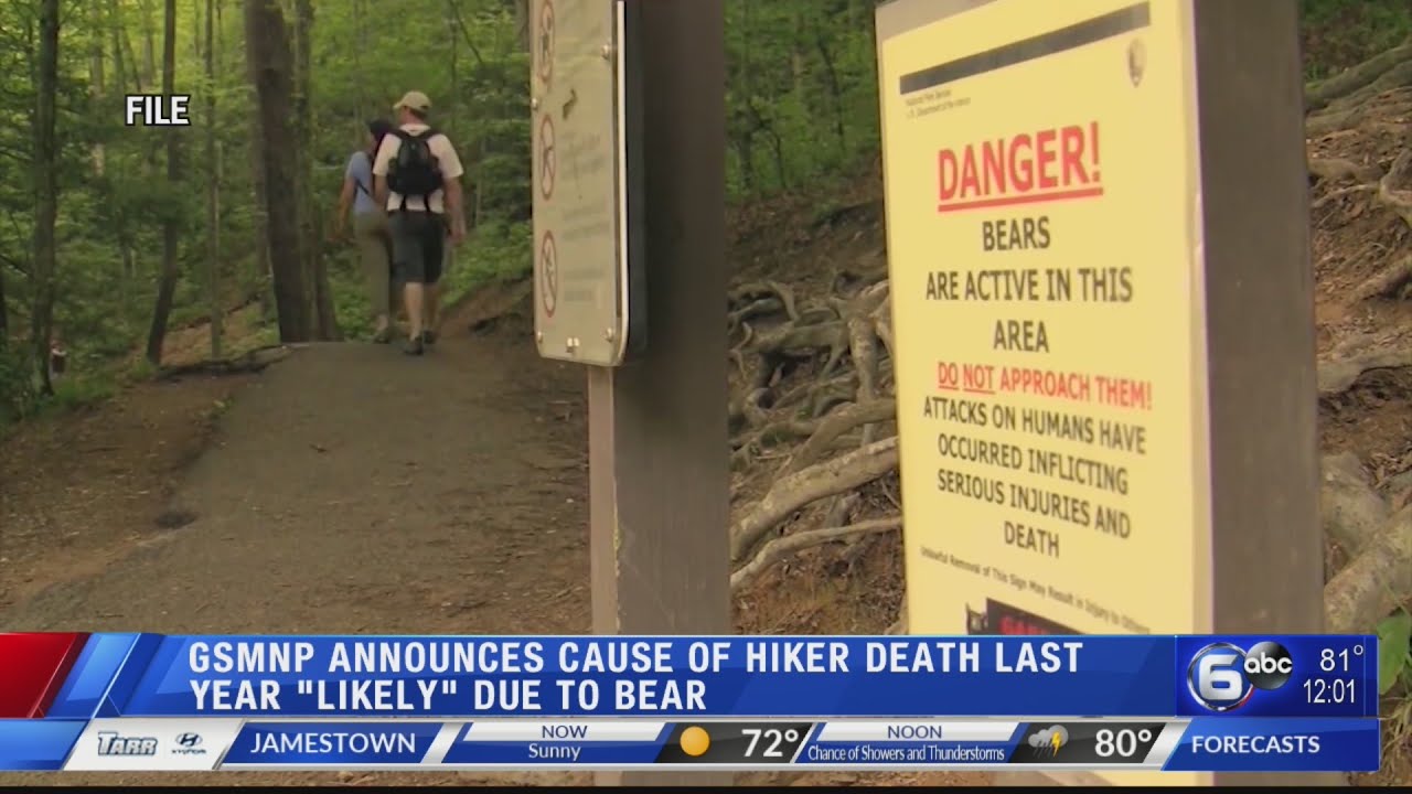 2020 death in Great Smoky Mountains was second bearrelated fatality in