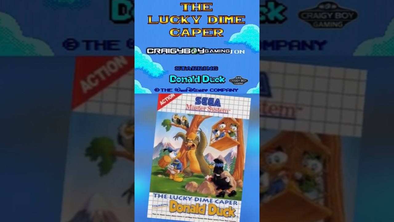 «Счастливая охота на десятицентовиков» с Дональдом Даком в главной роли (SEGA Master System) — Di...