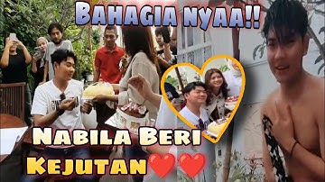 Kejutan Nabila Di Ulang Tahun Tri Suaka Romantis #TrisnaLovers