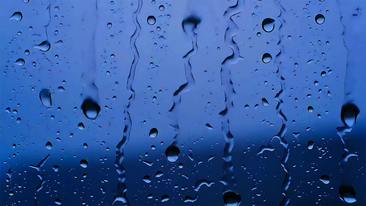 Night Rain on Glass with Soft Thunder - Sleep Better, Study Deeper, Meditate Calmly
