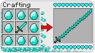 HOW TO CRAFT a CURSED DIAMOND SWORD in Minecraft? SECRET RECIPE *WOW*