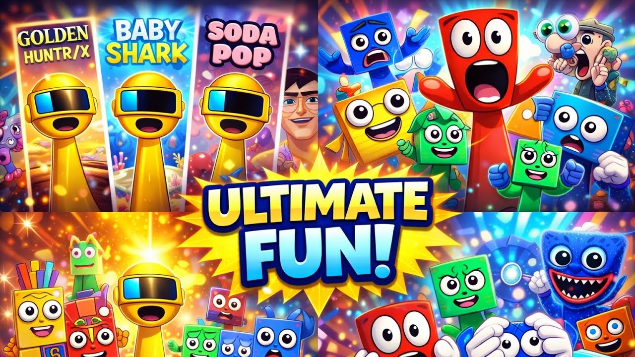 Sprunki Sings Popular & Viral Songs 🎶 Golden, Soda Pop, Baby Shark | Incredibox Compilation