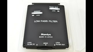 Recommended film camera collection Mamiya ZD BODY LOW PASS FILTER YC301 For Mamiya ZD From Japan