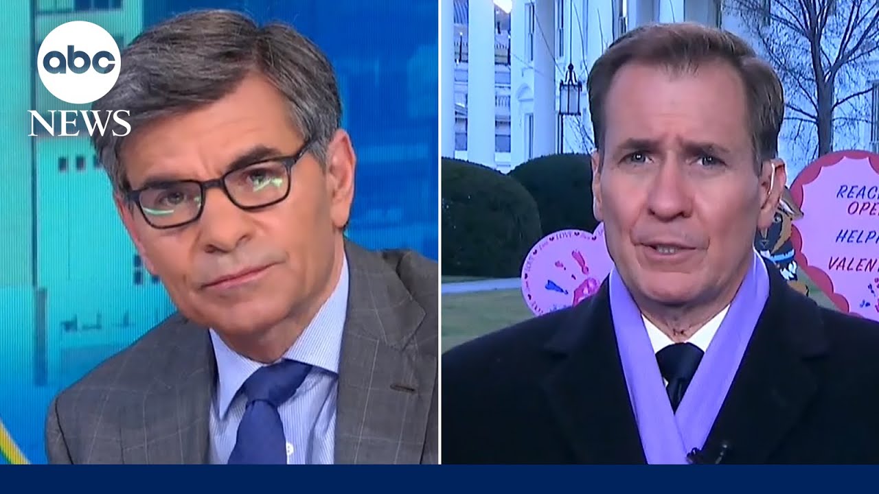 John Kirby talks face to face with George Stephanopoulos about shooting down suspicious objects |  GMA