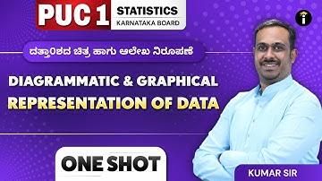 Diagrammatic & Graphical representation of data - 04 | One Shots | Karnataka  PU 1 | Basic Maths