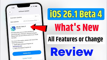 iOS 26.1 beta 4 what