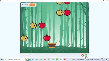 mblock manzanas cayendo... (VARIABLES)