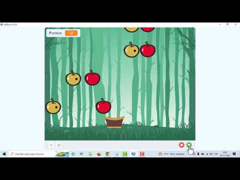 mblock manzanas cayendo... (VARIABLES)
