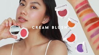 НОВЫЕ кремовые румяна Fenty Beauty Cheeks Out Freestyle | Образцы + Демо