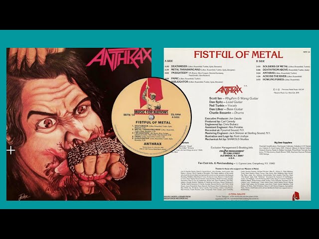 Anthrax Fistful of Metal (1984) Full Album | Vinyl Rip class=