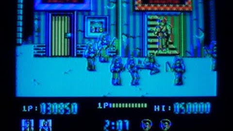 REAL ZX Spectrum with RF to CRT: Renegade 128k (1987) Walkthrough