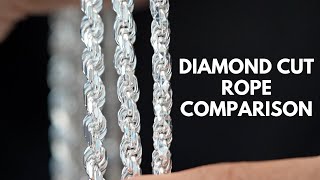 All Diamond Cut Rope Chains Are NOT the Same | Full Comparison Prism Cut vs Machine vs Handmade