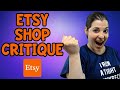 Etsy Shop Critique - Digital Download Shop Critique - Featuring ChaChuArts