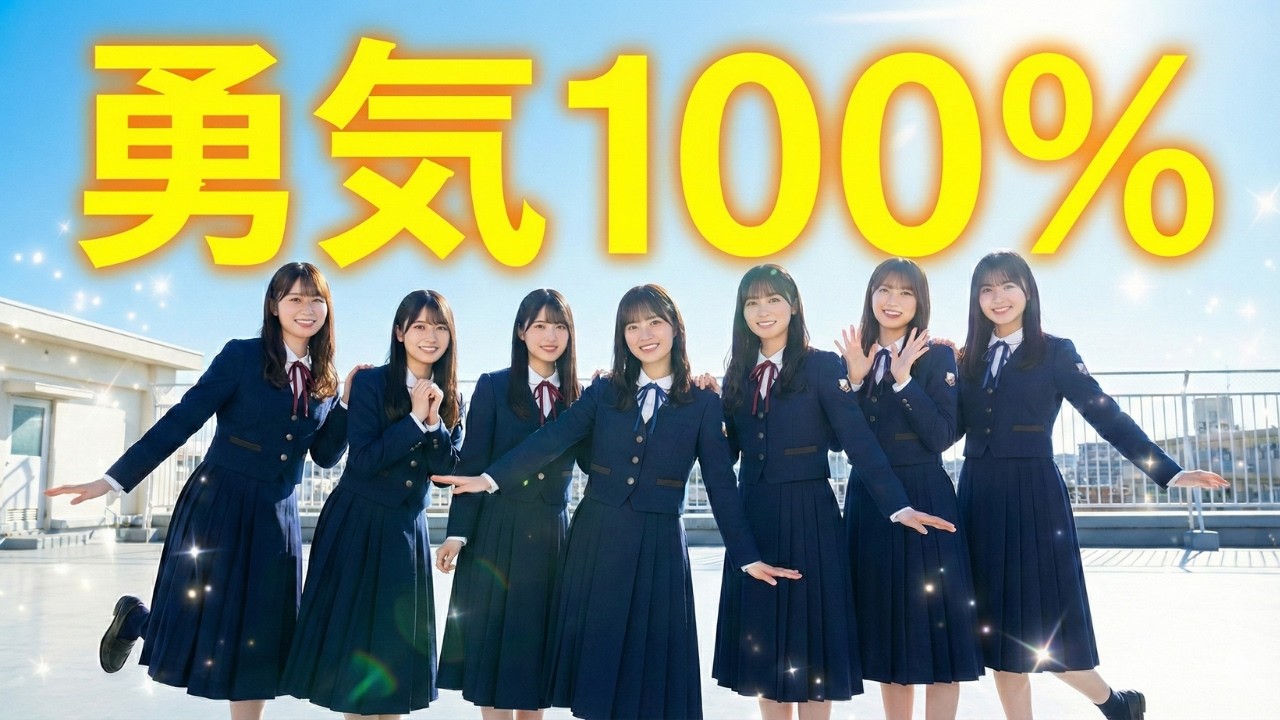 もしも『勇気100%』を乃木坂46風に歌ったら？【光GENJI × 坂道風アレンジ】