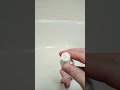 Bathtub Chip Repair with Nail polish
