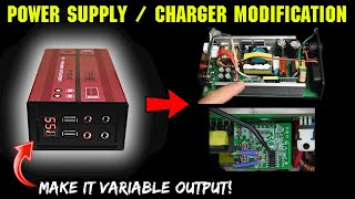 12V Lifepo4 Battery Charger Made From A 15V/25A Low Cost Power Supply! (Simple Modification)