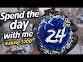 SPEND THE DAY WITH ME! Making money 💙
