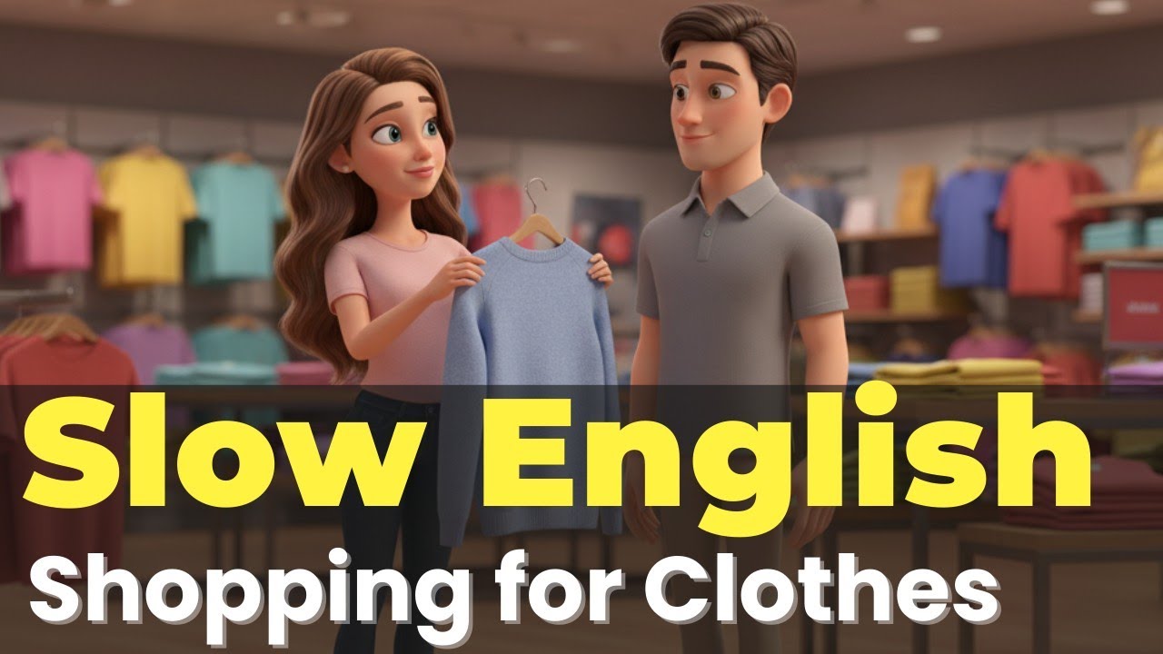 Shopping for Clothes in English | Real Life Conversation Practice for Beginners