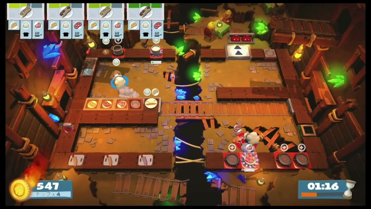 Overcooked! 2 - [4 Stars / Four Stars] Story / Story Mode 2-5
